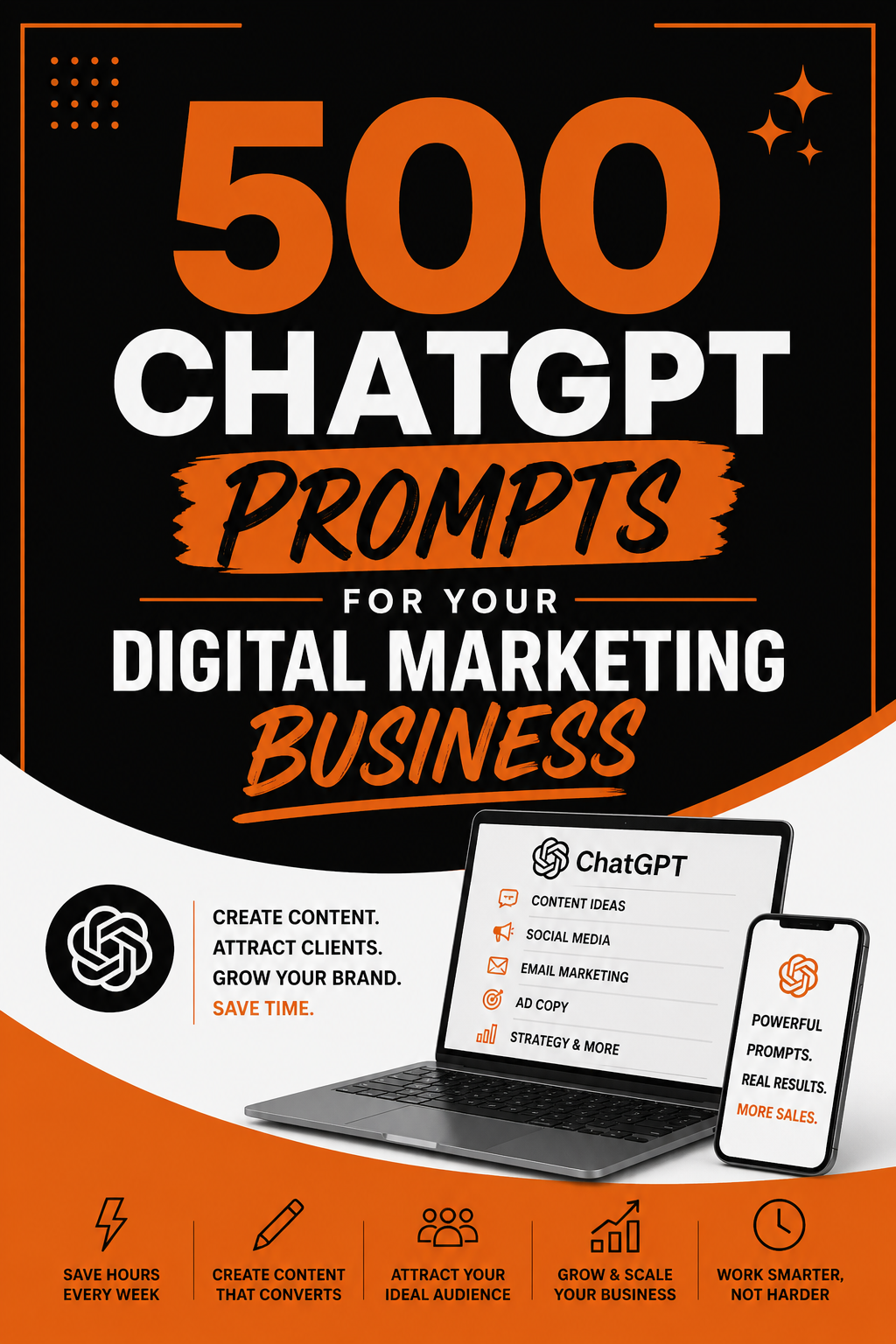 500 ChatGPT Prompts for Digital Marketing Success 🚀
