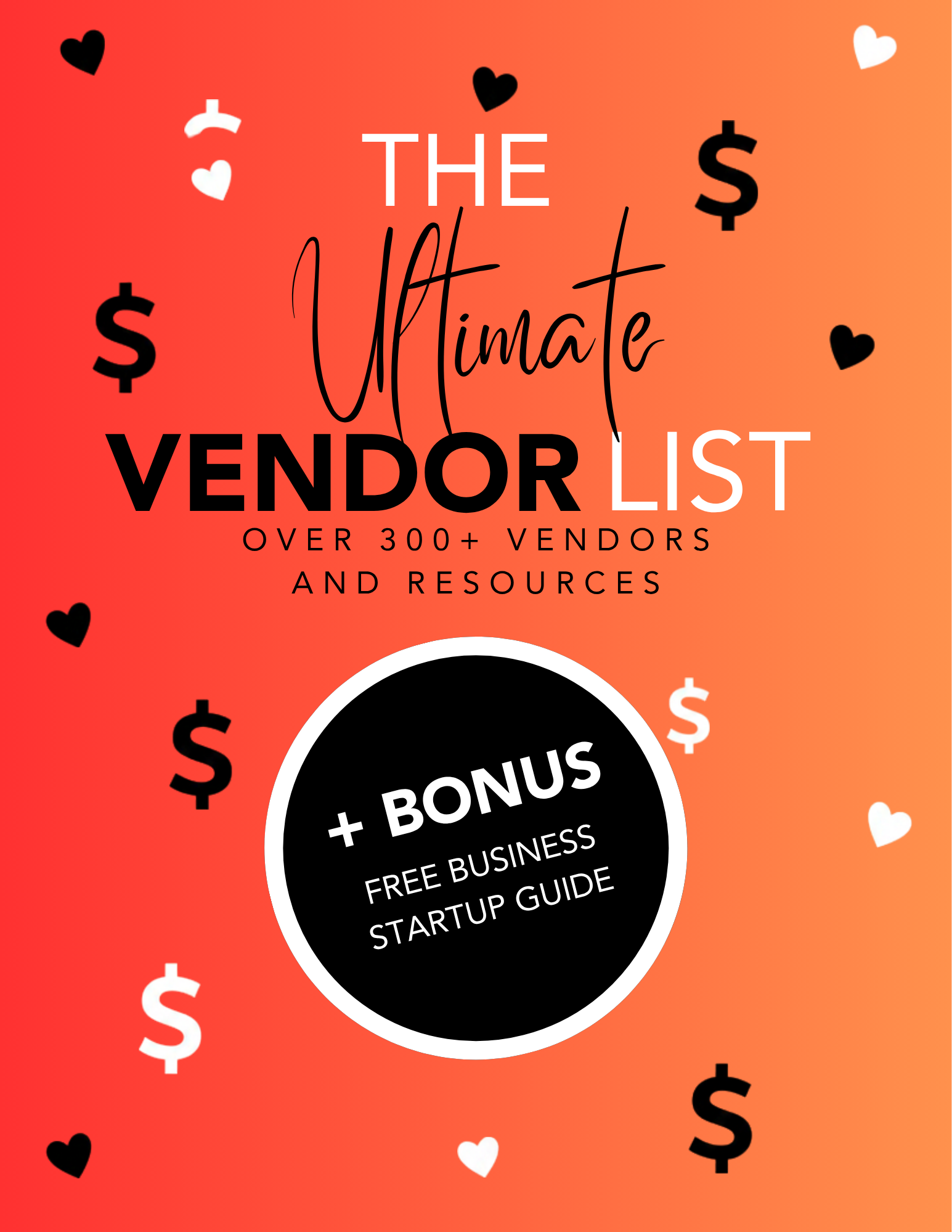 ULTIMATE VENDOR LIST